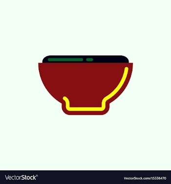 Japanese food miso soup vector image