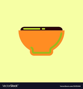 Japanese food miso soup vector image