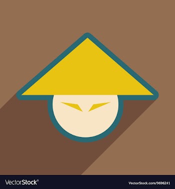 Japanese hats vector image
