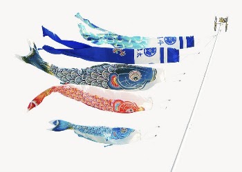 Japanese koi flags image, isolated | Free Photo - rawpixel