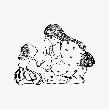 Japanese lady crying drawing, vintage | Free Vector Illustration - rawpixel