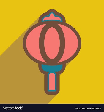 Japanese lanterns vector image