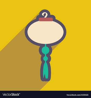 Japanese lanterns vector image