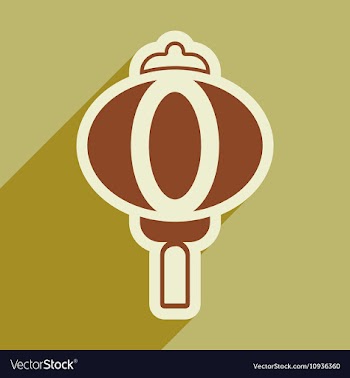 Japanese lanterns vector image
