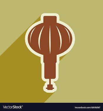 Japanese lanterns vector image