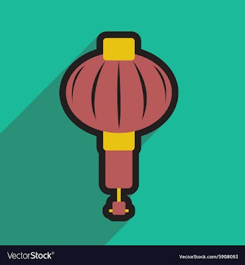 Japanese lanterns vector image