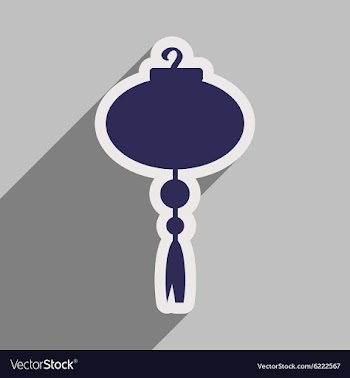 Japanese lanterns vector image