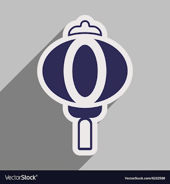 Japanese lanterns vector image