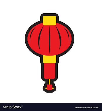 Japanese lanterns vector image