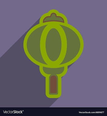 Japanese lanterns vector image