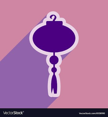 Japanese lanterns vector image