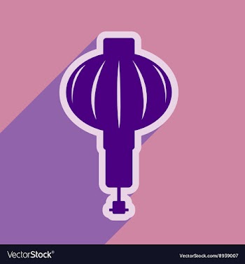 Japanese lanterns vector image