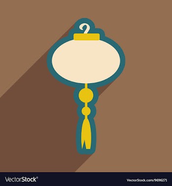 Japanese lanterns vector image