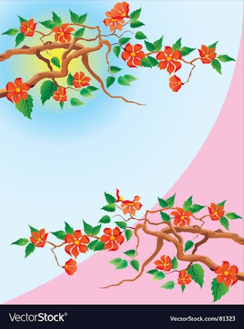 Japanese motive vector image