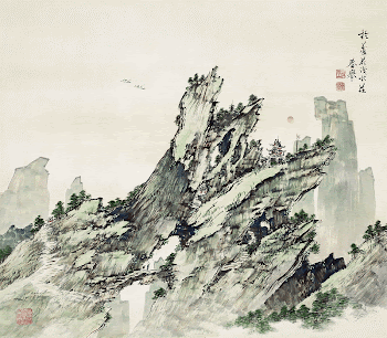 Japanese Mount Hōrai (1871 - | Free Photo Illustration - rawpixel
