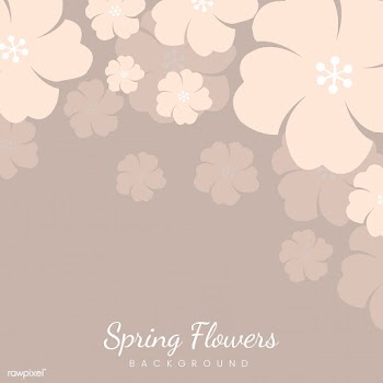 Japanese pastel flowers frame | Free stock vector - 553115