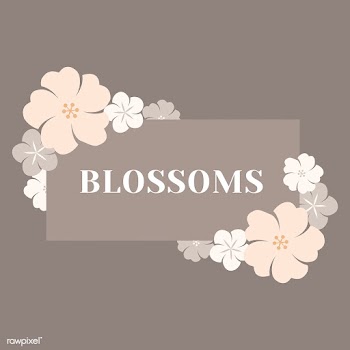 Japanese pastel flowers frame | Free stock vector - 553183