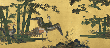 Japanese peacocks and bamboo (1539&ndash;1613) | Free Photo Illustration - rawpixel