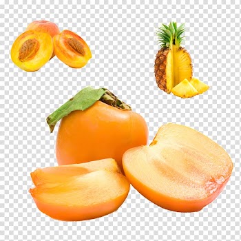 Japanese Persimmon Crisp Fruit Vegetable, Persimmon physical map transparent background PNG clipart