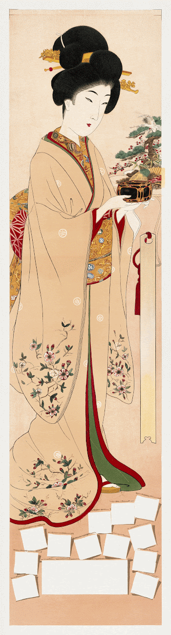 Japanese queen (1904) vintage woodcut | Free Photo Illustration - rawpixel