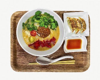 Japanese Ramen & Gyoza collage | Free PSD - rawpixel