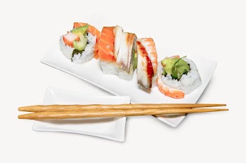 Japanese sushi collage element psd | Free PSD - rawpixel