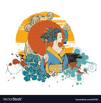 Japanese t-shirt design vector image