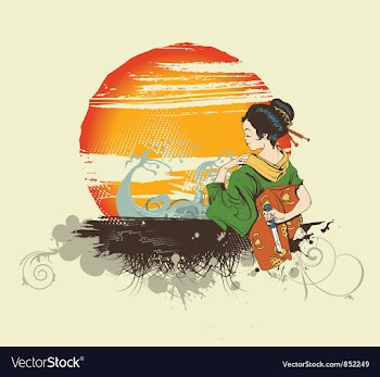 Japanese t-shirt design vector image