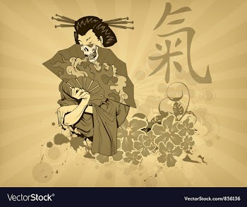 Japanese t-shirt design vector image