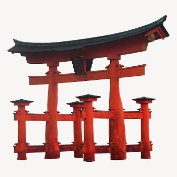 Japanese Torii gate, watercolor Kyoto's | Free PSD - rawpixel