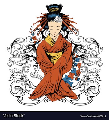 Japanese tshirt design vector image