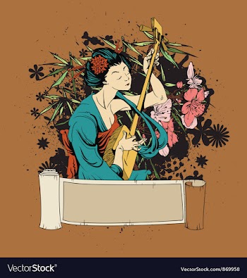 Japanese tshirt design vector image