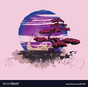 Japanese tshirt design vector image