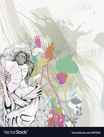 Japanese vector image