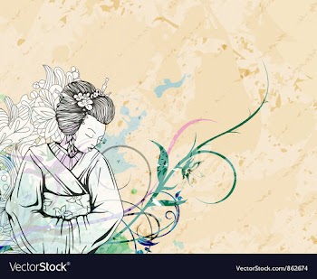 Japanese vector image