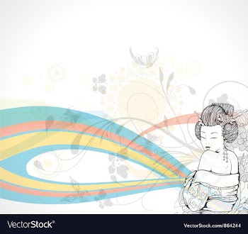 Japanese vector image