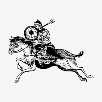 Japanese warrior drawing, vintage illustration | Free Vector - rawpixel