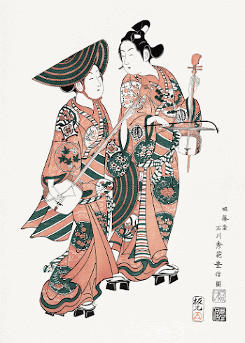 Japanese woman (1711-1785) vintage woodblock | Free Photo Illustration - rawpixel