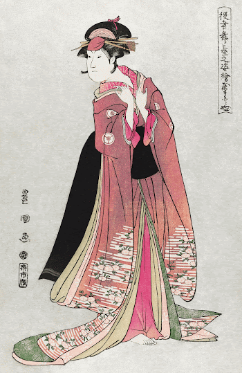 Japanese woman (1769-1825) vintage woodblock | Free Photo Illustration - rawpixel