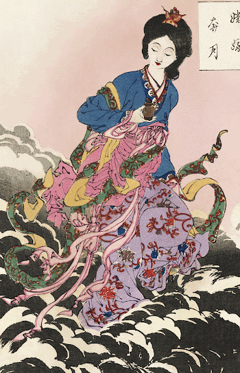 Japanese woman (1839-1892) vintage woodcut | Free Photo Illustration - rawpixel
