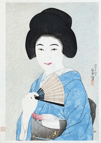 Japanese woman (1929) vintage woodblock | Free Photo Illustration - rawpixel