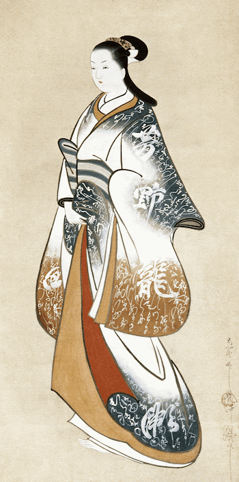 Japanese woman in kimono (1730) | Free Photo Illustration - rawpixel