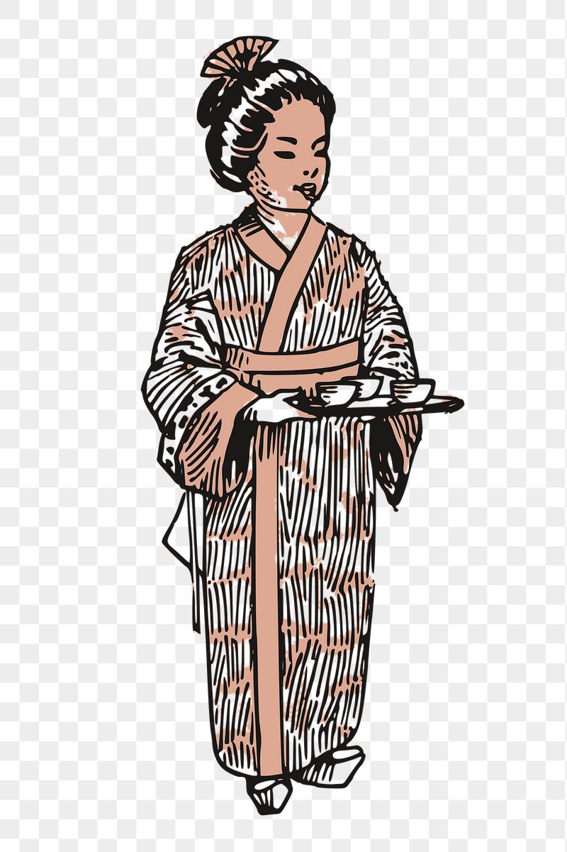 Japanese woman png sticker, vintage | Free PNG - rawpixel