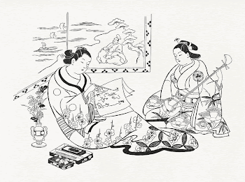 Japanese women (1704-1706) vintage woodblock | Free Photo Illustration - rawpixel