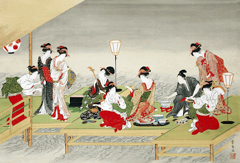 Japanese women (1800) vintage painting | Free Photo Illustration - rawpixel