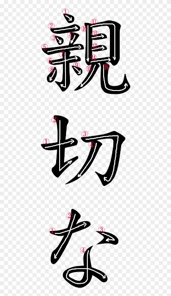Japanese Word For Gentle - Kanji Symbol For Kindness Japanese