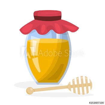 Jar full of honey