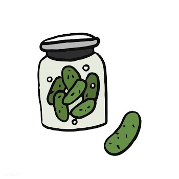 Jar of pickles graphic illustration | Free stock vector - 439667