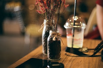 Jars With Coffee Beans Inside