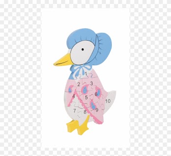 Jasnor Jemima Number Puzzle - Orange Tree Toys Jemima Puddle Duck Number Puzzle